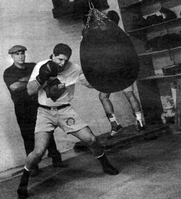 PETER McNEELEY POUNDS THE BAG